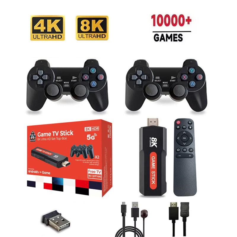 Retro Gaming Game Stick - X2 Game Stick HD 4K 8K