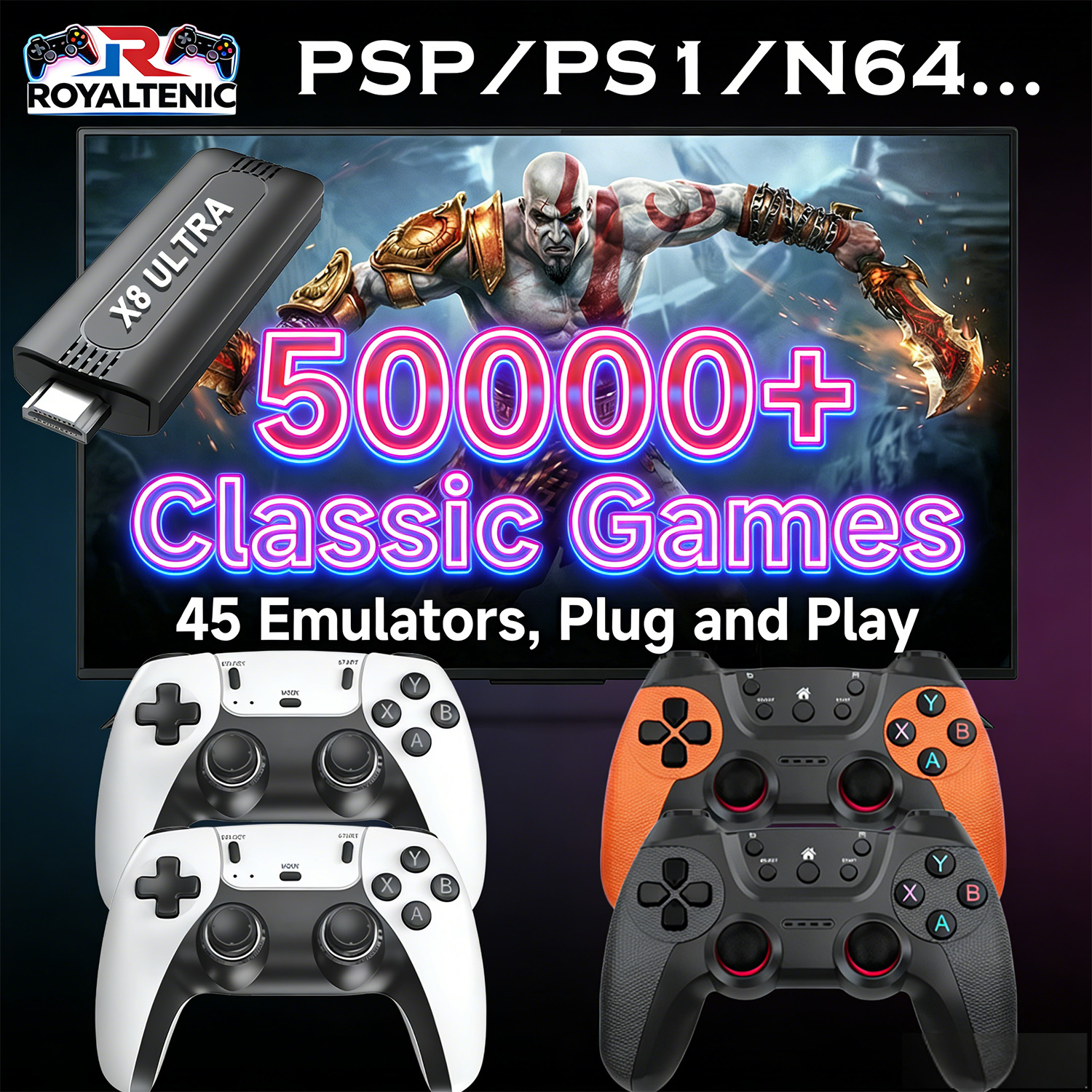 X8 Ultra 4K Game Stick 128GB R - Retro Gaming Tv Box avaliação e preço