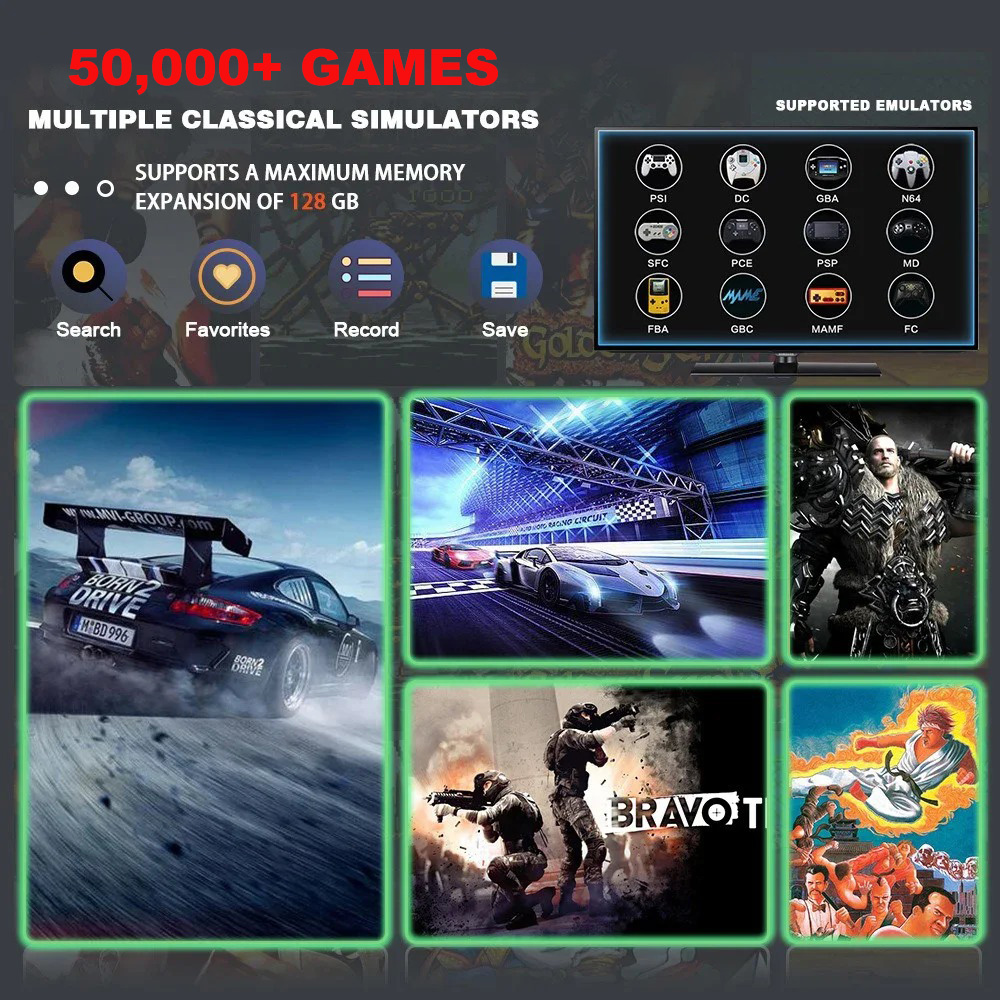 X8 Ultra 4K Game Stick 128GB R - Retro Gaming Tv Box avaliação e preço