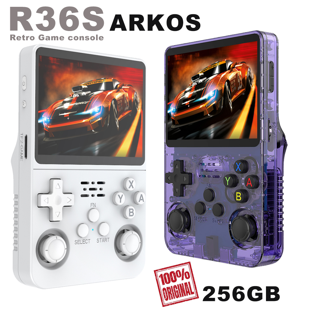BOYHOM 256G Open Source R36S R - Retro Gaming Devices avaliação e preço