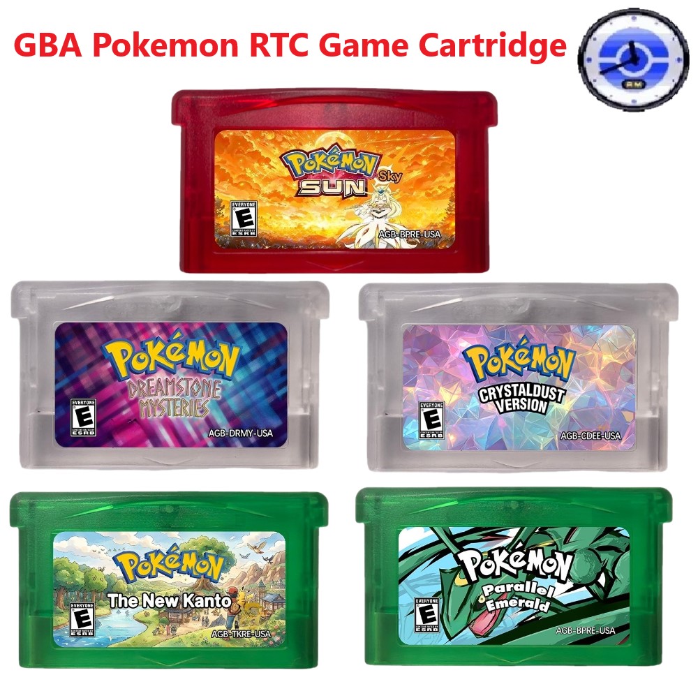 GBA RTC Pokemon Dreamstone Mys - Rom Cartridge Flash avaliação e preço