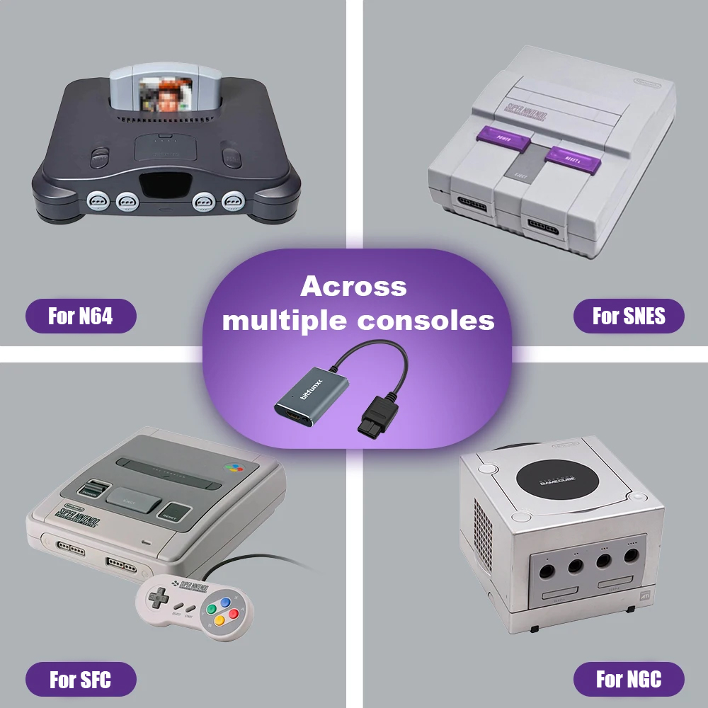 Bitfunx 720P Svideo / AV To HD - Retro Gaming Pro avaliação e preço