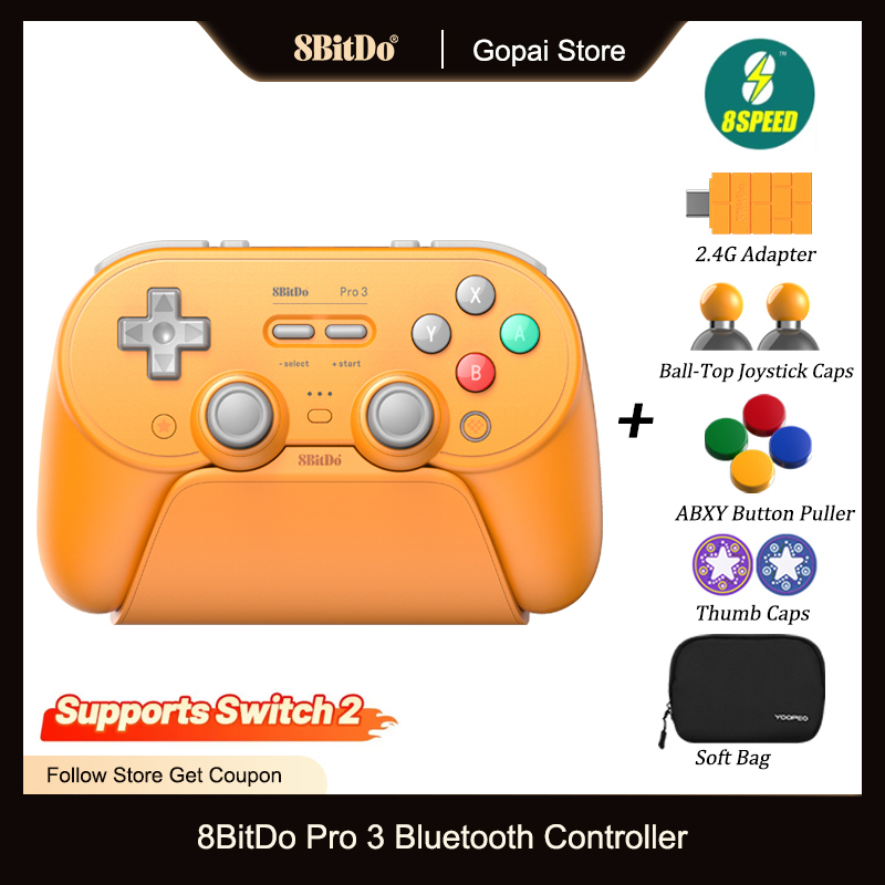 8BitDo Pro 3 Bluetooth Control - Nes Controller Usb avaliação e preço