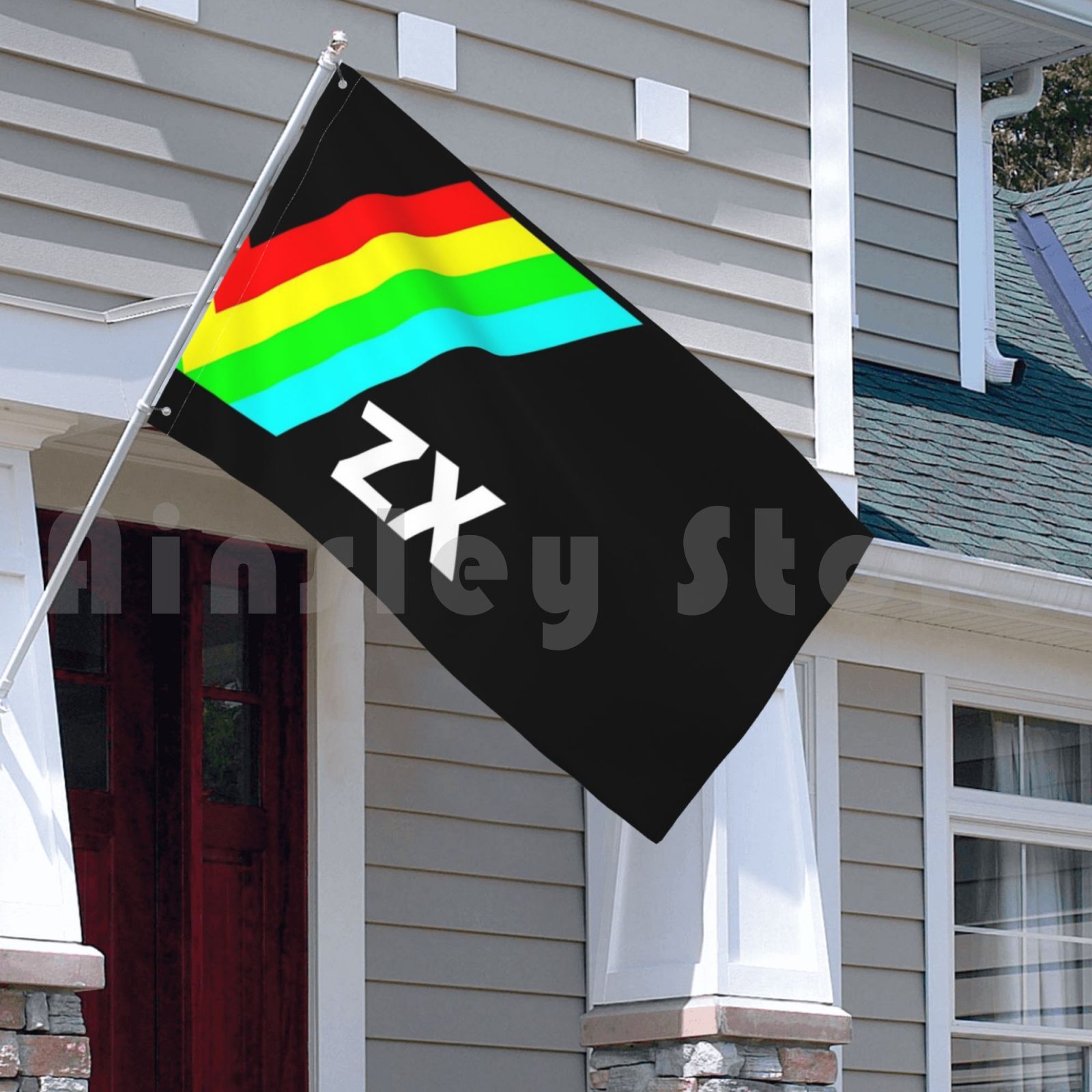 Zx Flag Car Flag Funny Zx Spec - Retro Gaming Zx Spectrum avaliação e preço