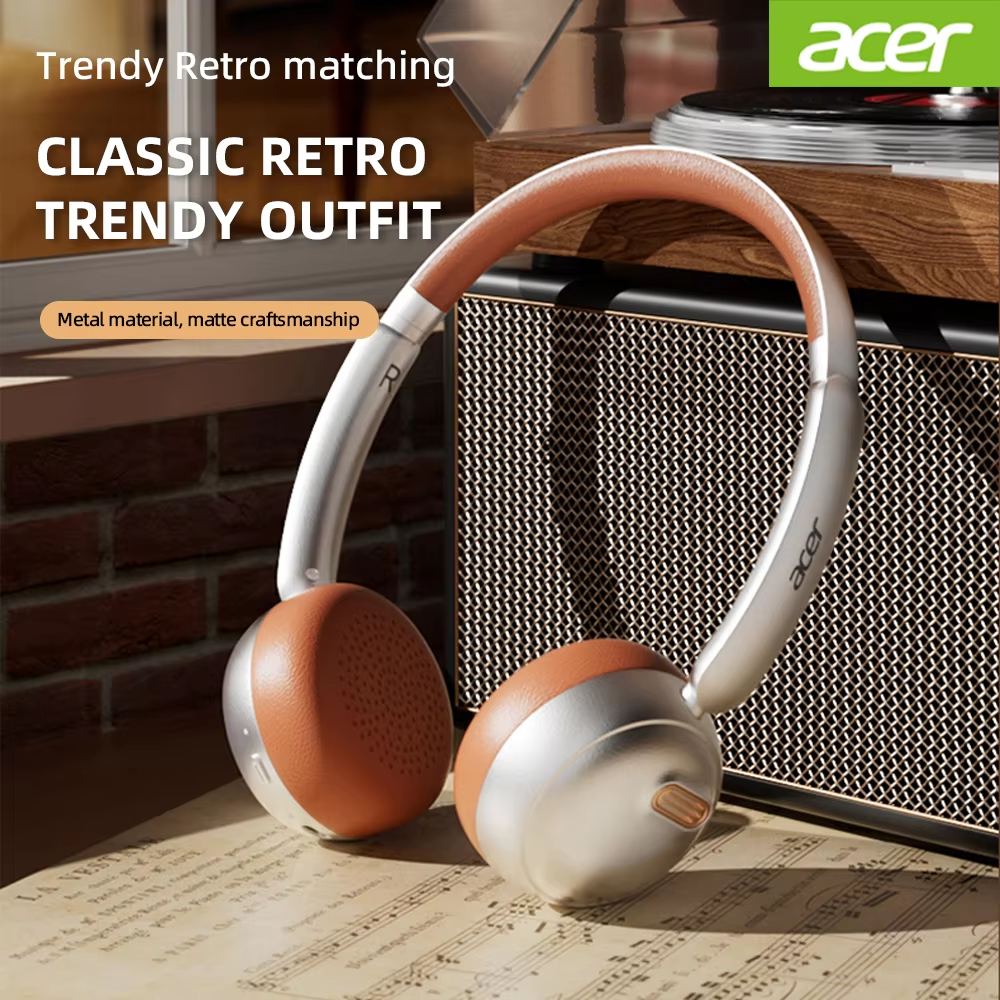 Acer OHW111 Bluetooth Headphon - Retro Gaming Headset avaliação e preço