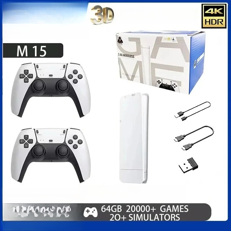 M15 4K Retro Gaming System 64G - Retro Gaming Game Stick avaliação e preço