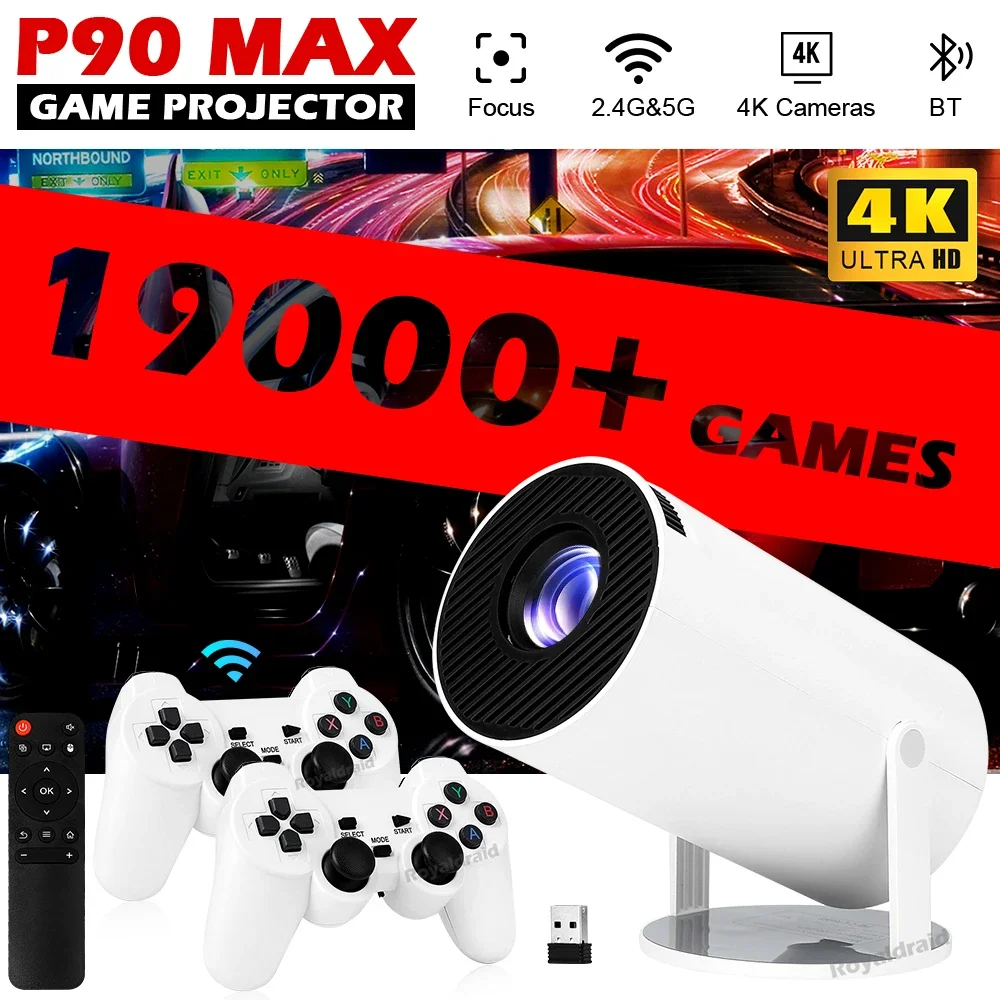 P90 Max Video Game Console w 2 - Retro Gaming And Projector avaliação e preço