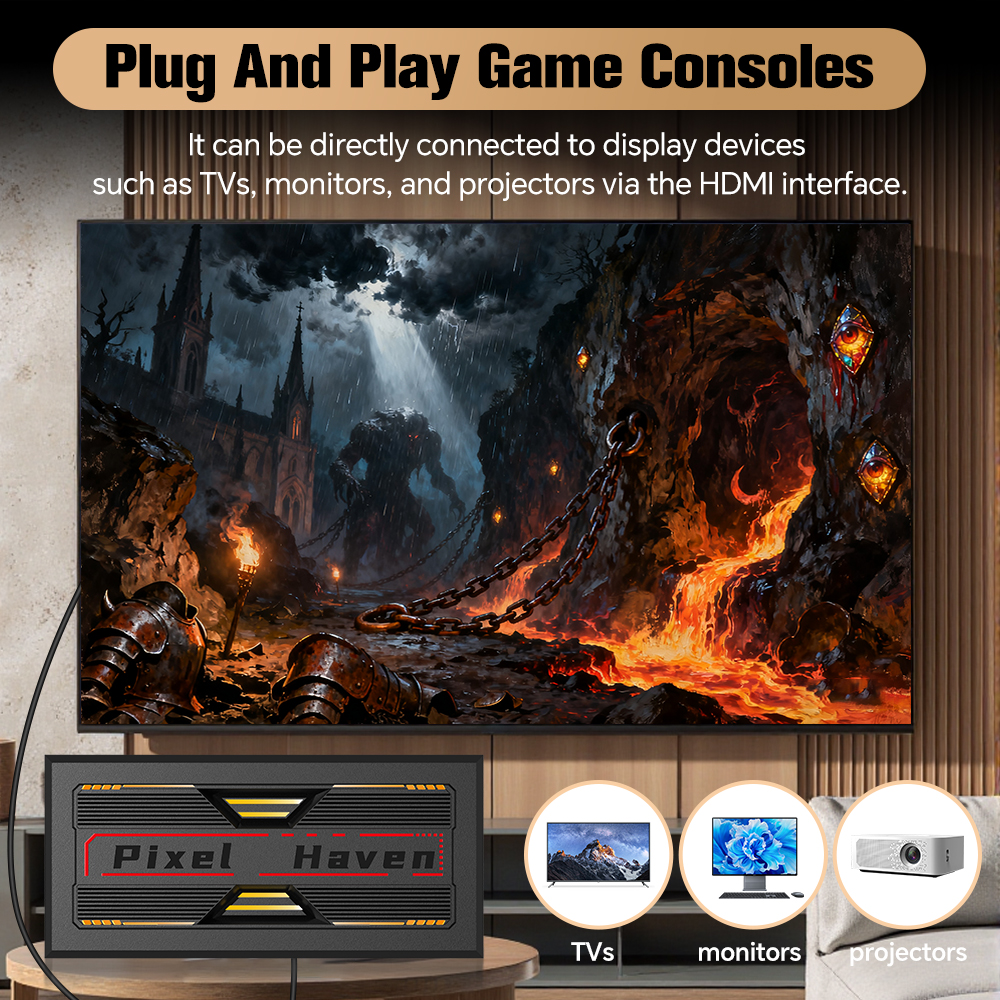 4K Retro Video Game Consoles F - Retro Gaming Tv Box avaliação e preço