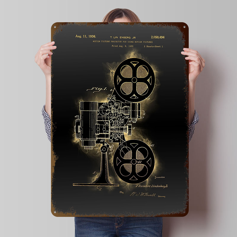 Motion Projector Patent Tinpla - Retro Gaming And Projector avaliação e preço