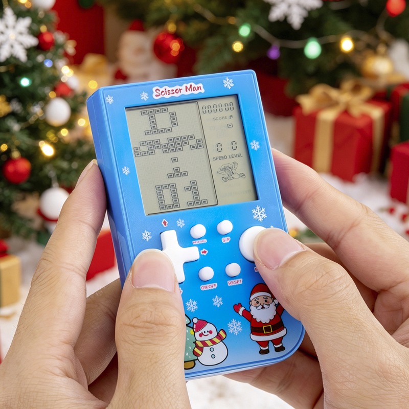 Santa & Snowman Print Brick Ga - Retro Gaming Devices avaliação e preço