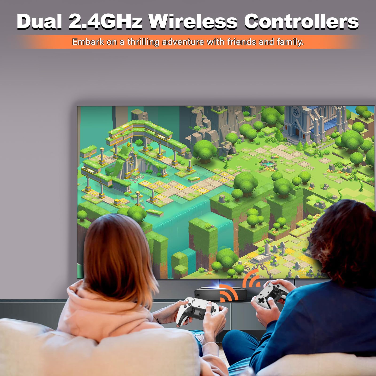 2025 LDK Retro Gaming Console  - Retro Gaming And Projector avaliação e preço