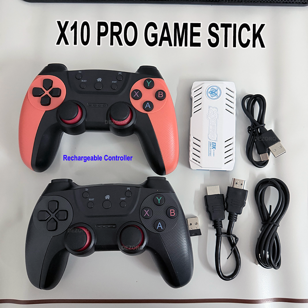 X10 Pro Rechargeable Controlle - Retro Gaming Game Stick avaliação e preço