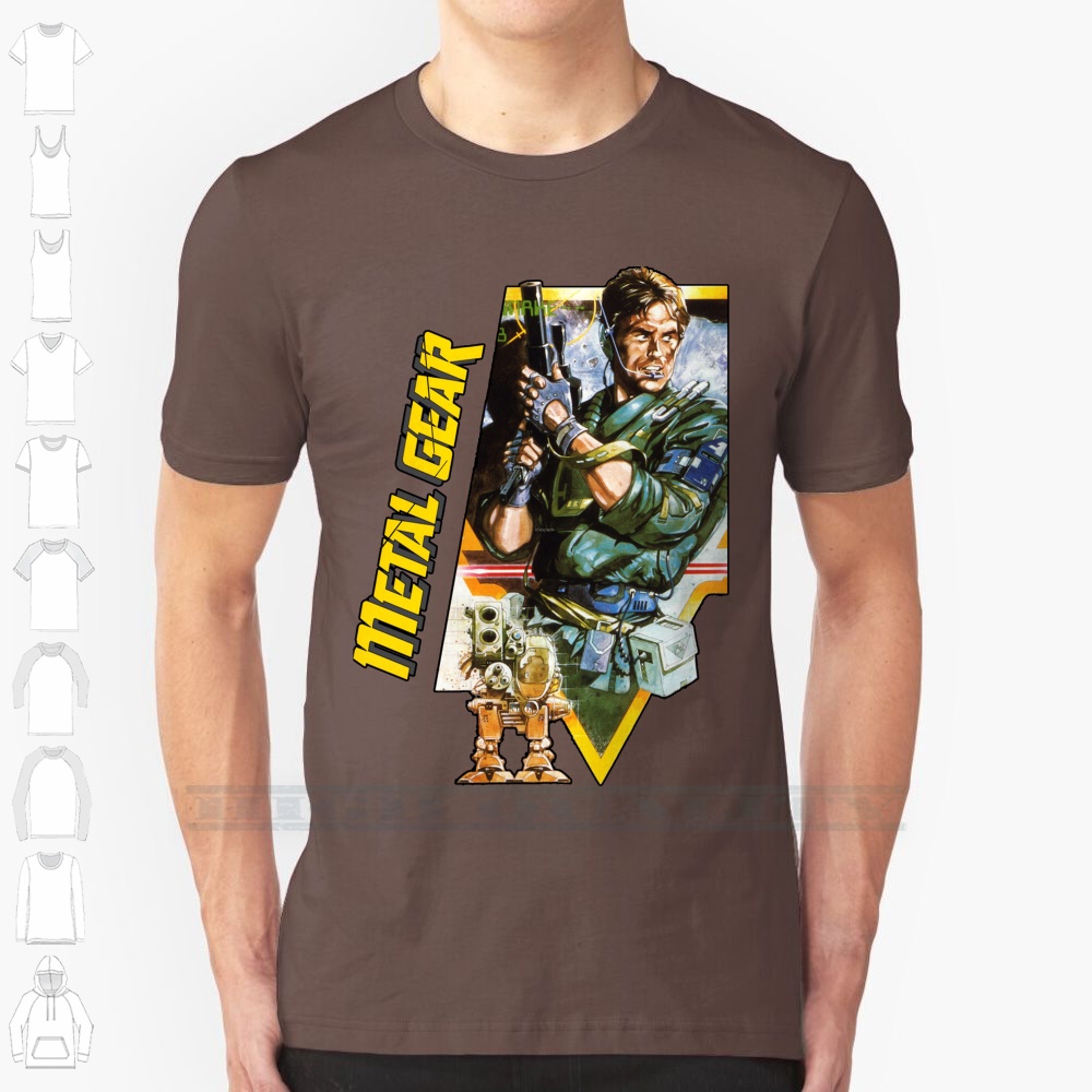 Metal Gear 100% Cotton T Shirt - Retro Gaming Gamestop avaliação e preço