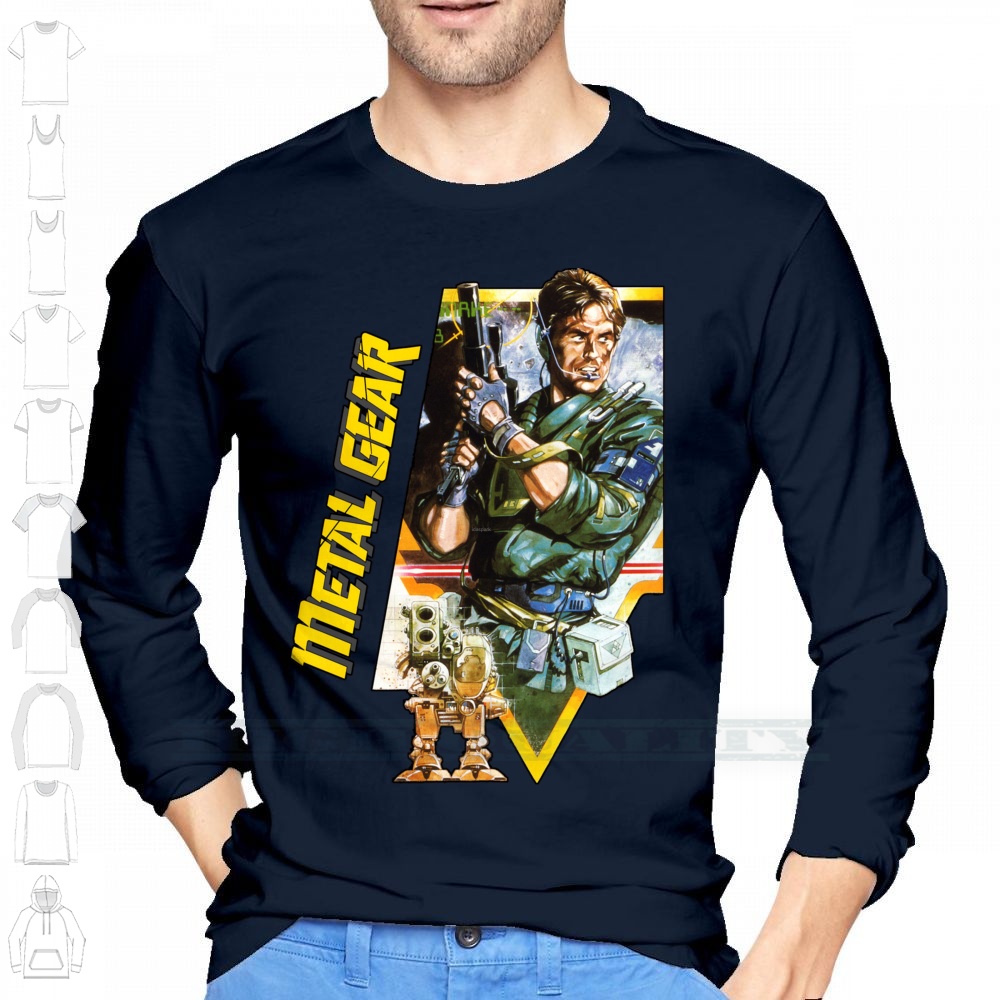 Metal Gear 100% Cotton T Shirt - Retro Gaming Gamestop avaliação e preço