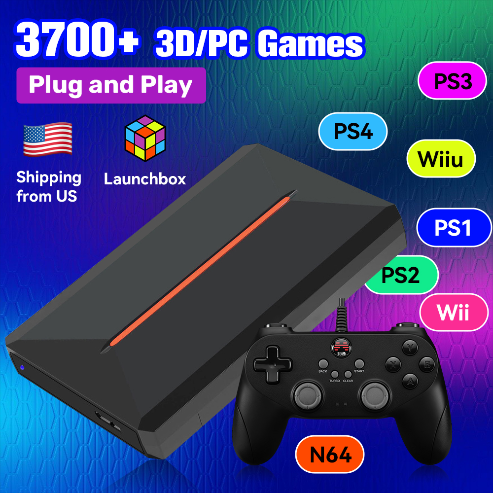 Launchbox OS 500GB Portable Ga - Retro Gaming Devices avaliação e preço