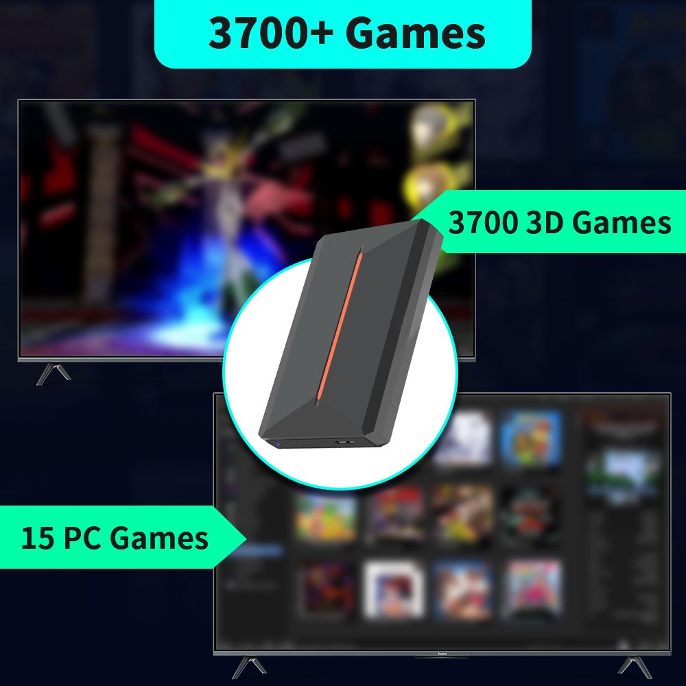 Launchbox OS 500GB Portable Ga - Retro Gaming Devices avaliação e preço