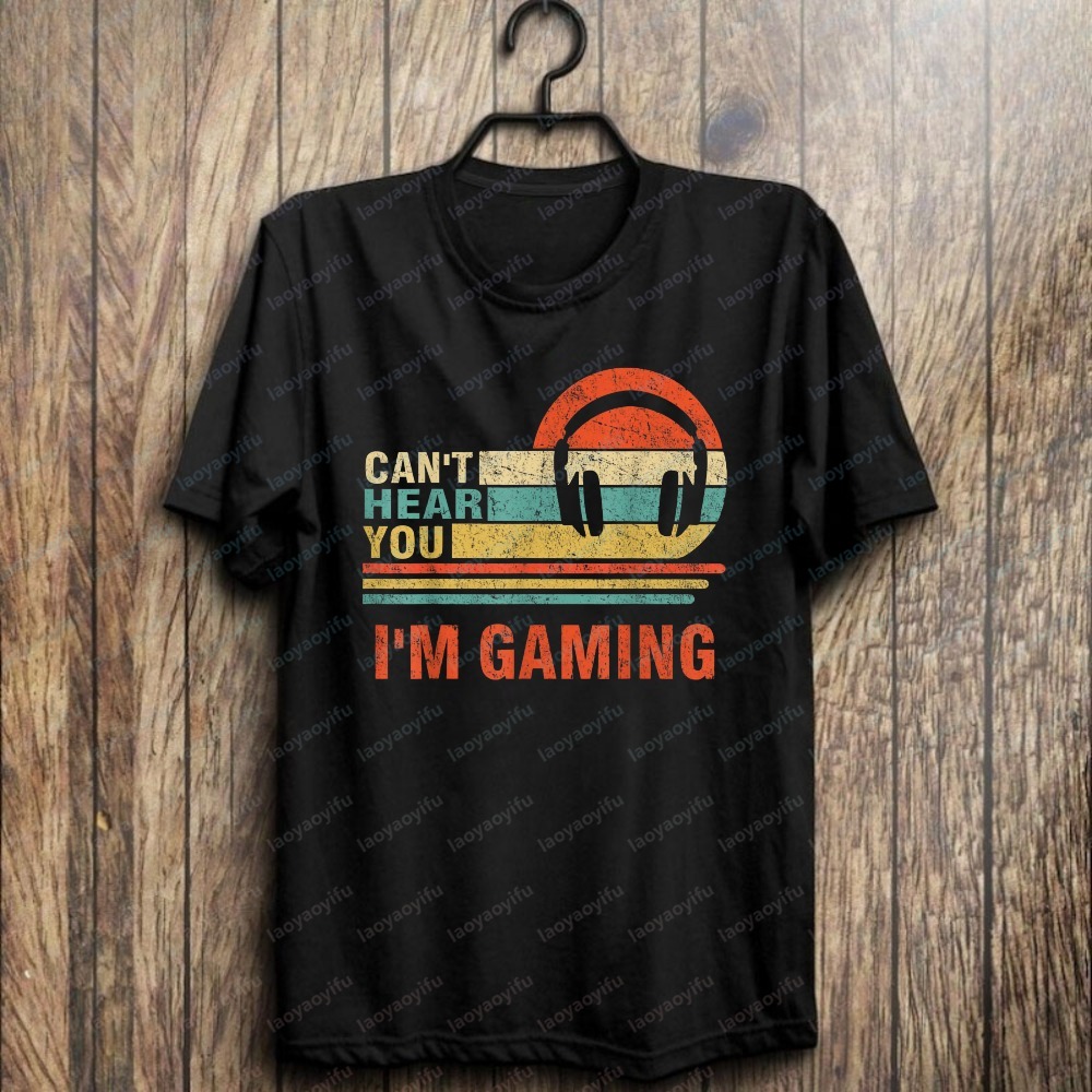 Funny Gamer Gift Headset Can't - Retro Gaming Headset avaliação e preço