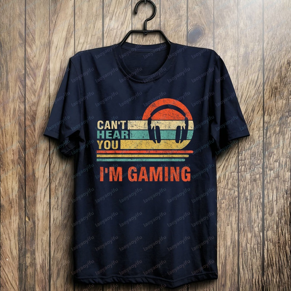 Funny Gamer Gift Headset Can't - Retro Gaming Headset avaliação e preço