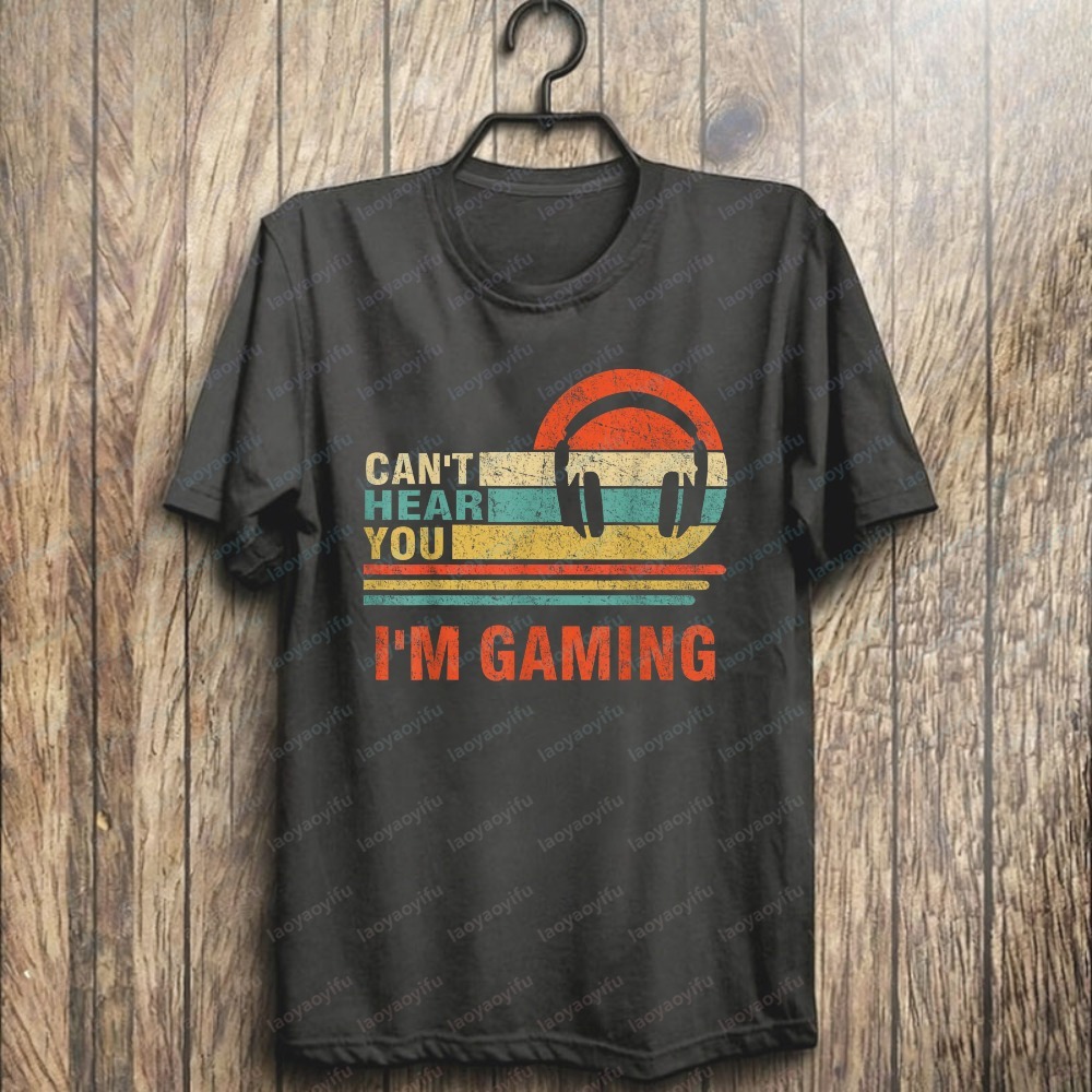 Funny Gamer Gift Headset Can't - Retro Gaming Headset avaliação e preço