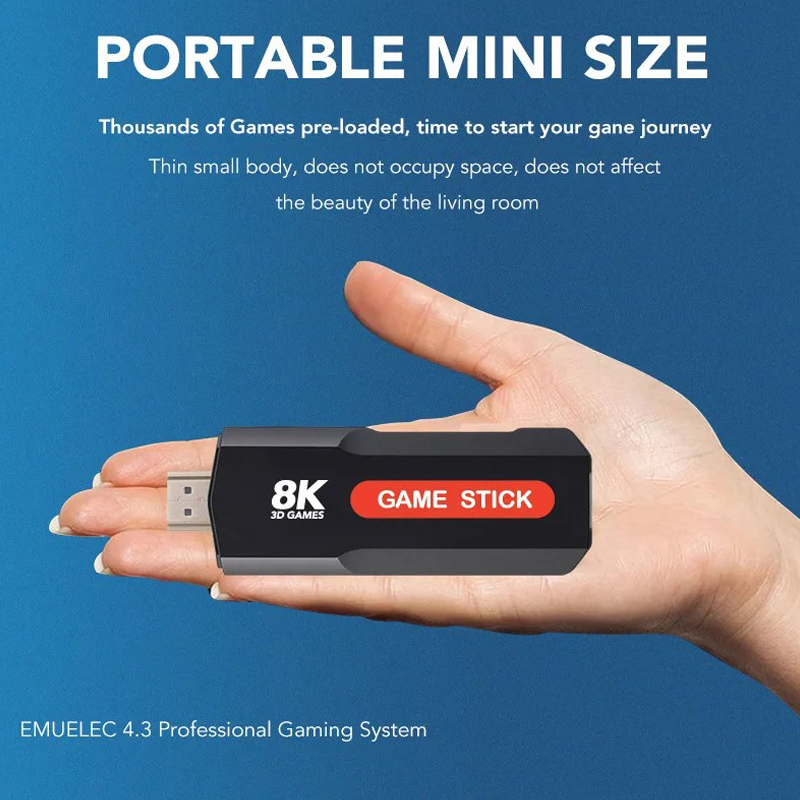 X2 Game Stick HD 4K 8K 3D Cons - Retro Gaming Game Stick avaliação e preço