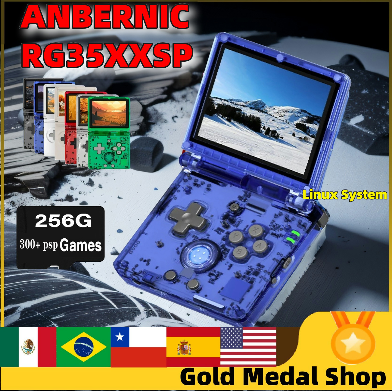 ANBERNIC RG35XXSP Retro Flip H - Retro Gaming Devices avaliação e preço