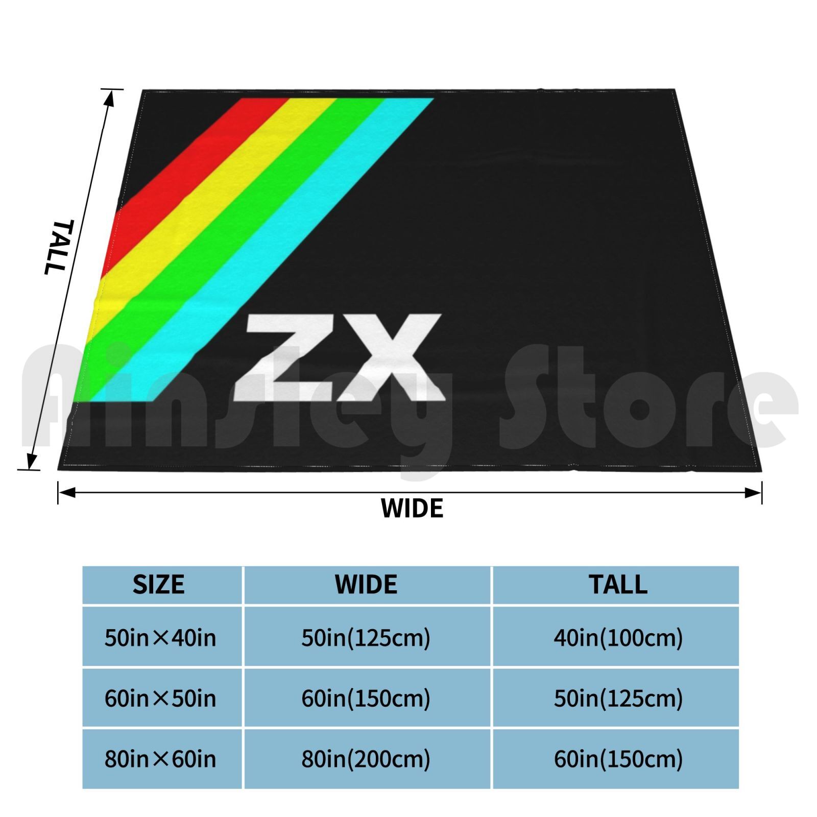 Zx Blanket For Sofa Bed Travel - Retro Gaming Zx Spectrum avaliação e preço