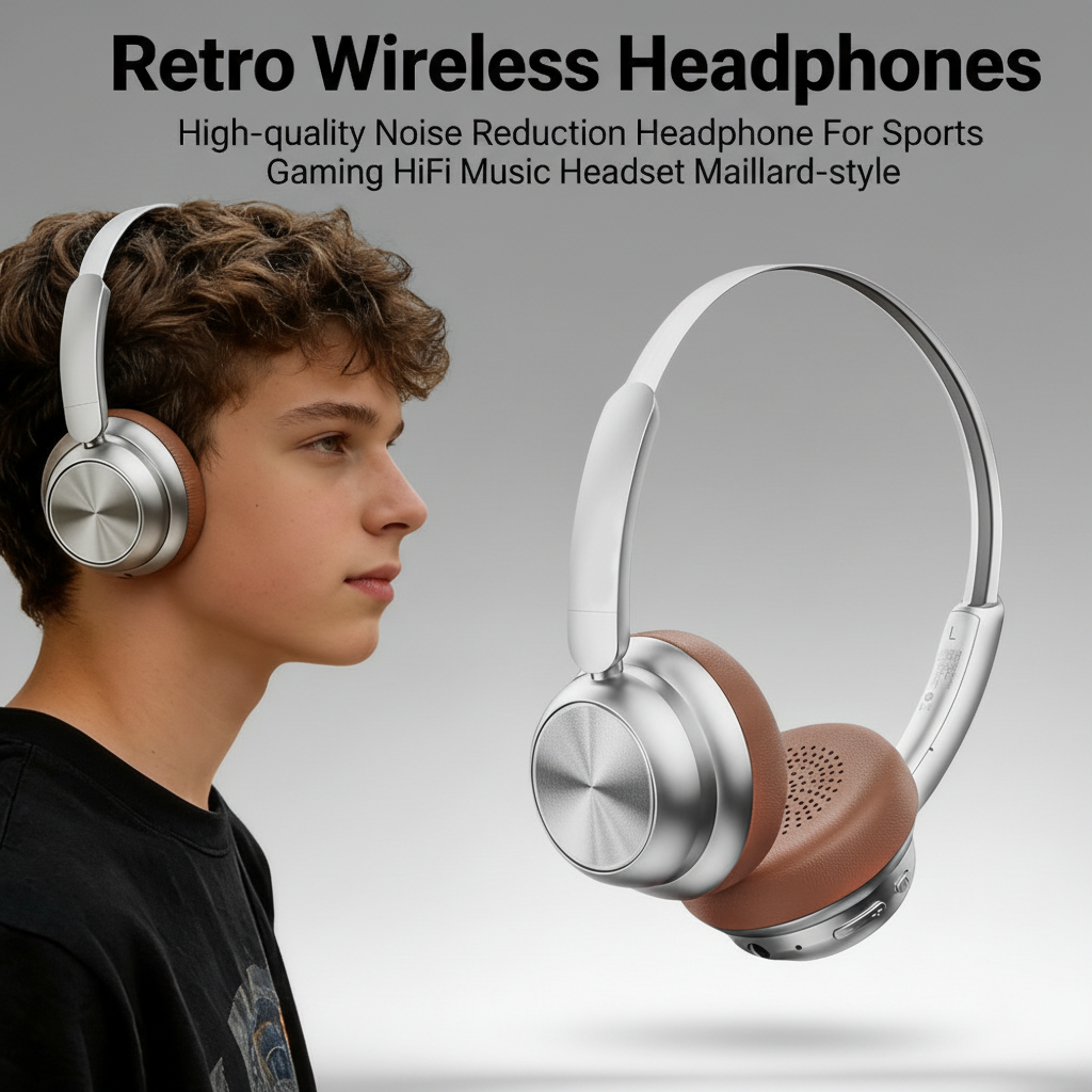 Retro Wireless Headphones High - Retro Gaming Headset avaliação e preço