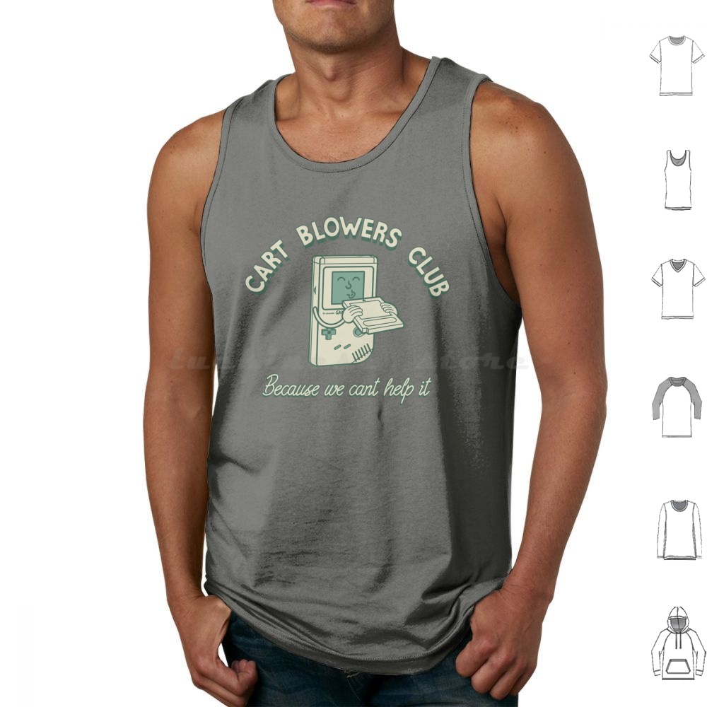 Cart Blowers Club Tank Tops Ve - Retro Gaming Gamestop avaliação e preço