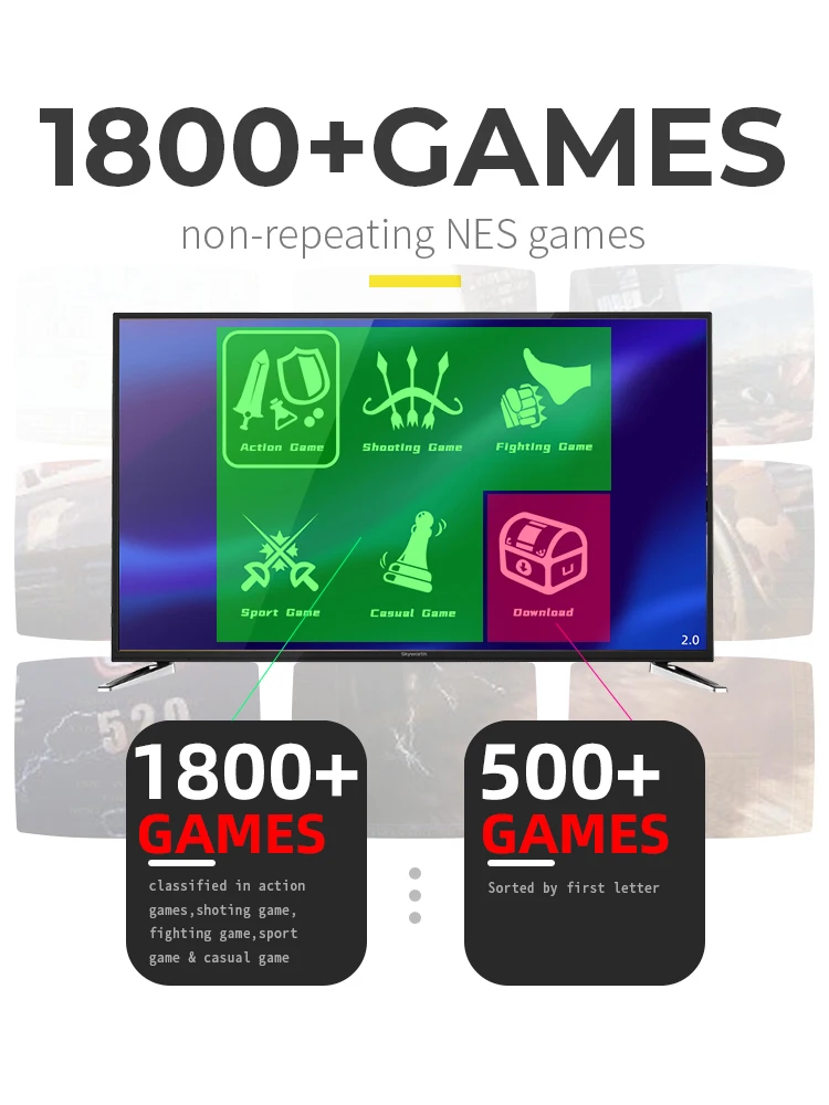 DATA FROG Portable Retro TV Ga - Retro Gaming Usb Stick avaliação e preço